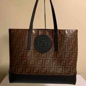 Authentic Fendi FF Tote Bag